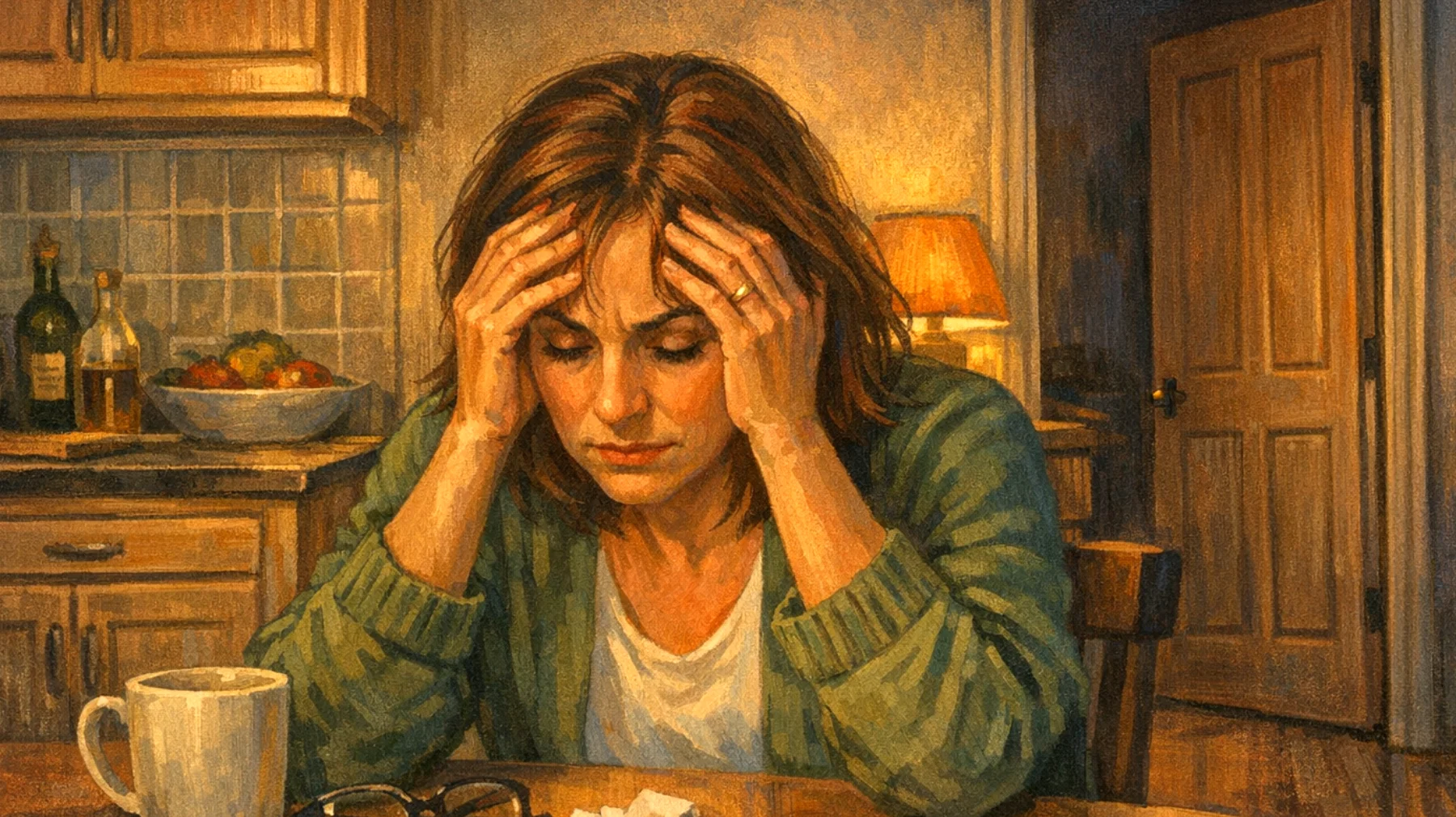 Genitori che provano sensi di colpa per non essere sufficientemente presenti o adeguati nella vita dei propri figli adolescenti, sentendosi inadeguati nel loro ruolo educativo"