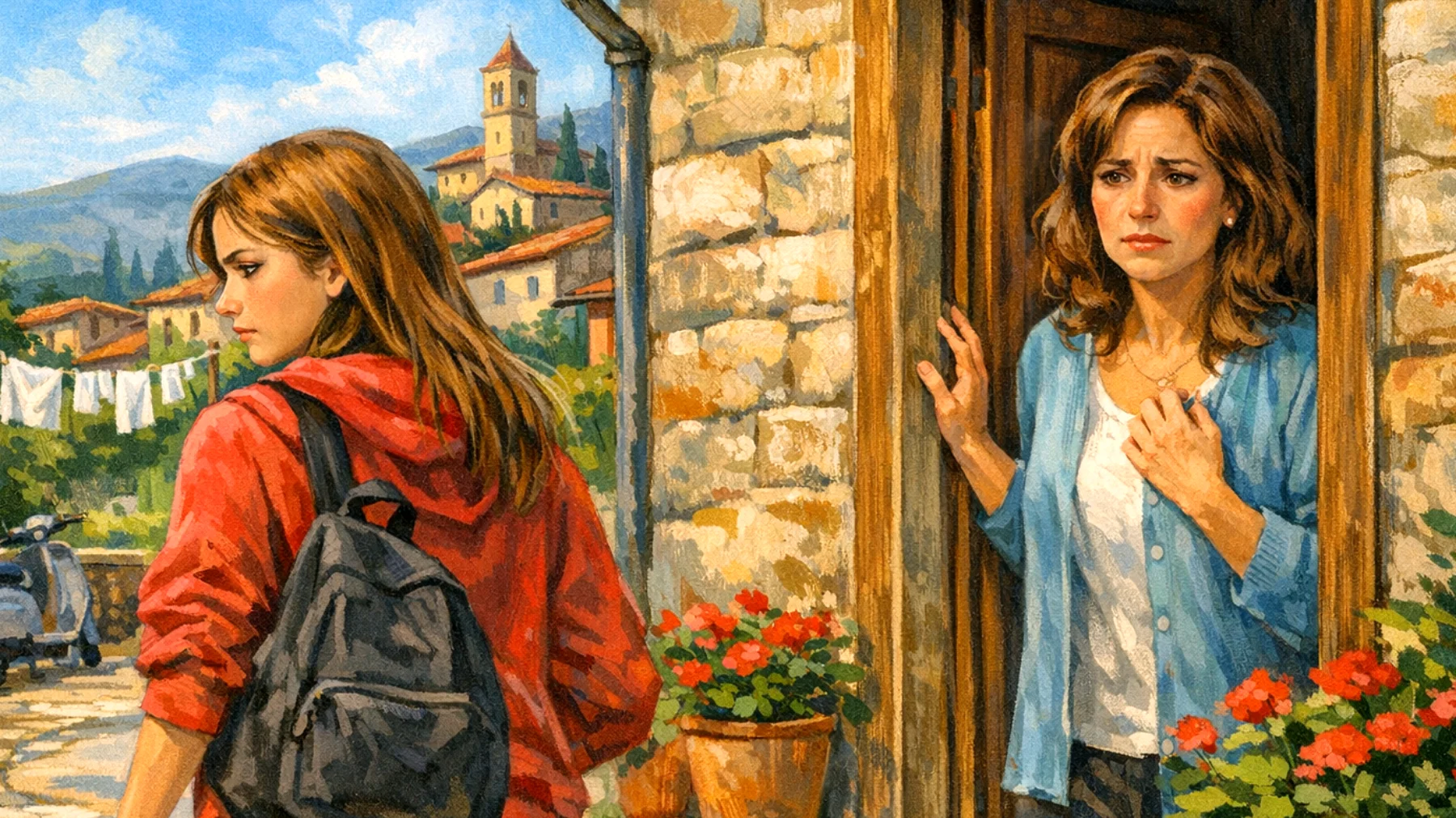 Una mamma si sente emotivamente distante dalla figlia adolescente che passa sempre più tempo fuori casa con gli amici, mostra disinteresse per le conversazioni familiari e sembra infastidita dalla sua presenza, facendola temere di aver perso il legame profondo che avevano quando era bambina"