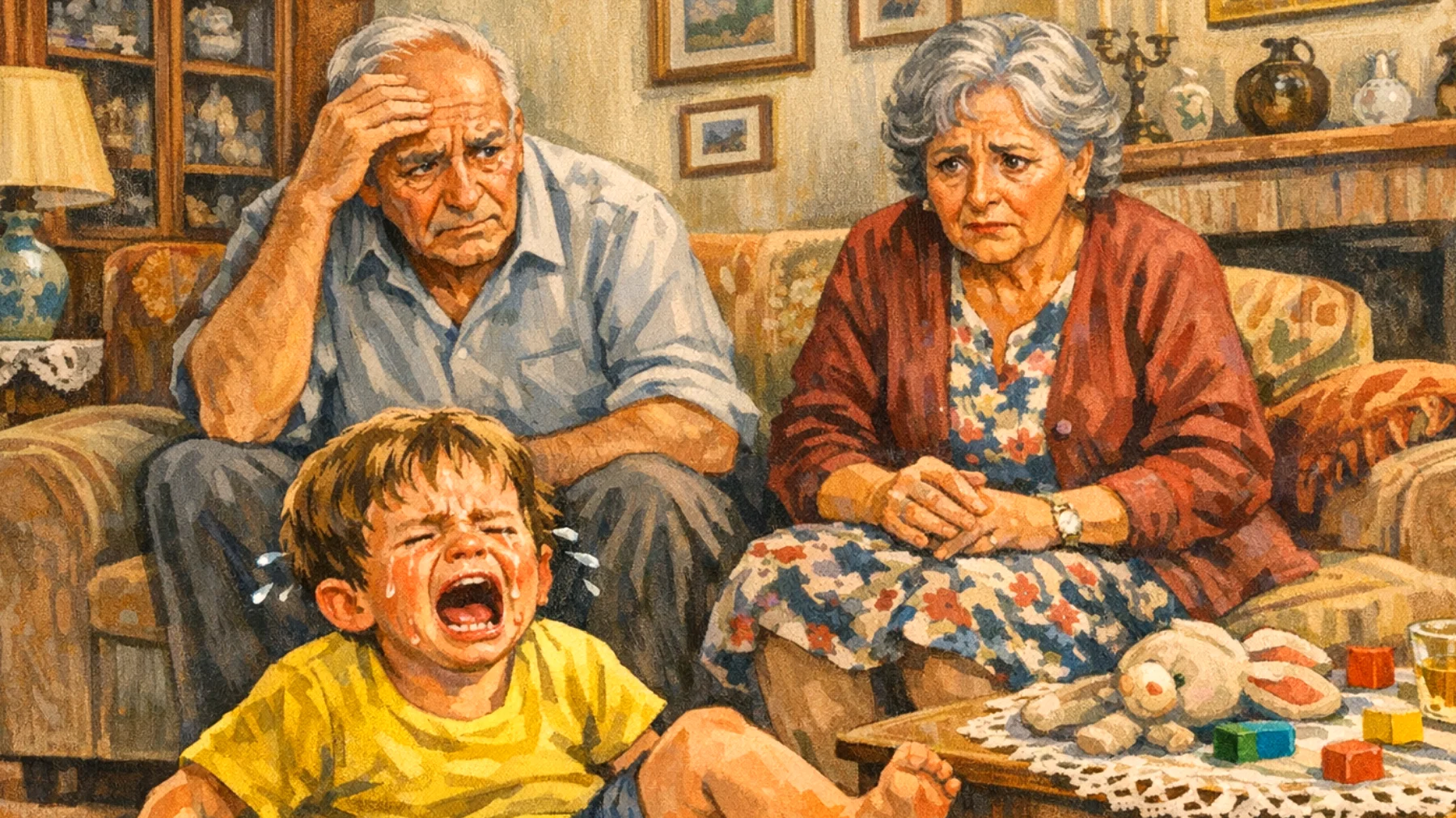 I nonni faticano a calmare e gestire le crisi emotive dei nipoti bambini, sentendosi inadeguati di fronte a pianti improvvisi, capricci e scoppi di rabbia, senza sapere come rassicurarli o aiutarli a esprimere ciò che provano"