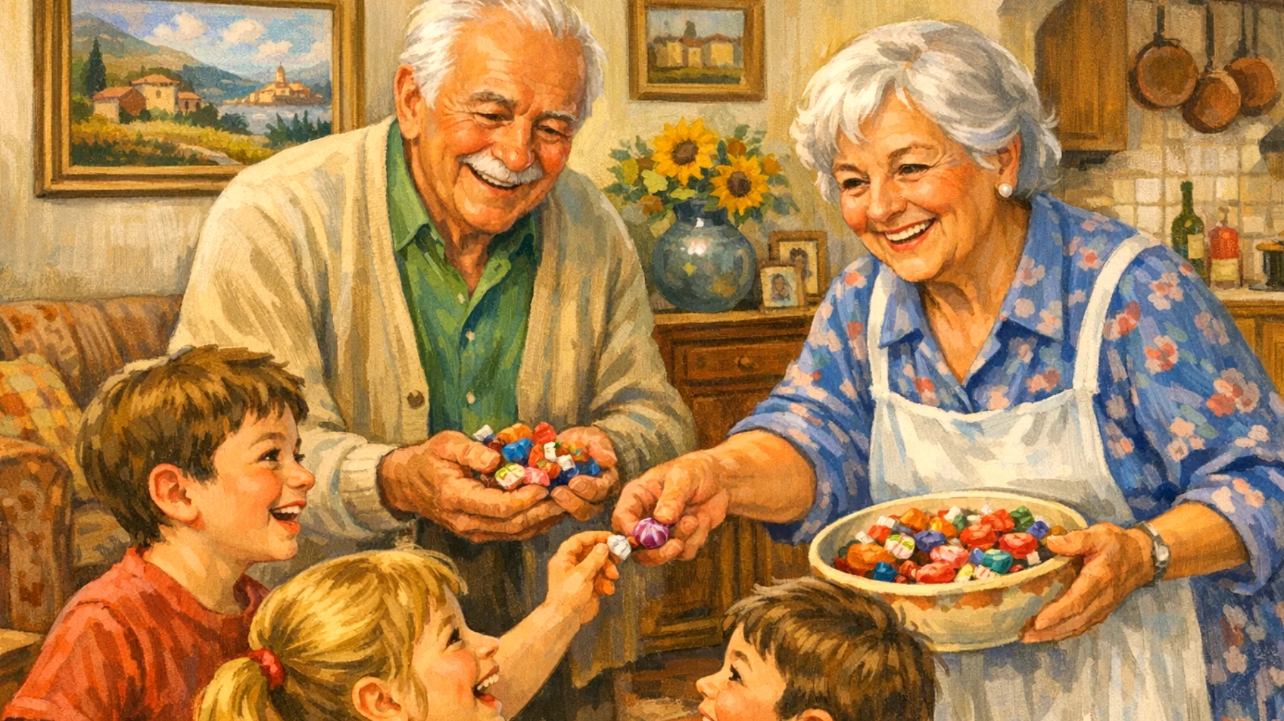 I nonni che si occupano regolarmente dei nipoti piccoli faticano a dire 'no' alle loro richieste, cedendo sistematicamente a capricci, dolciumi fuori orario e attività non educative, per paura di essere visti come 'cattivi' o di compromettere il rapporto affettivo con i bambini."