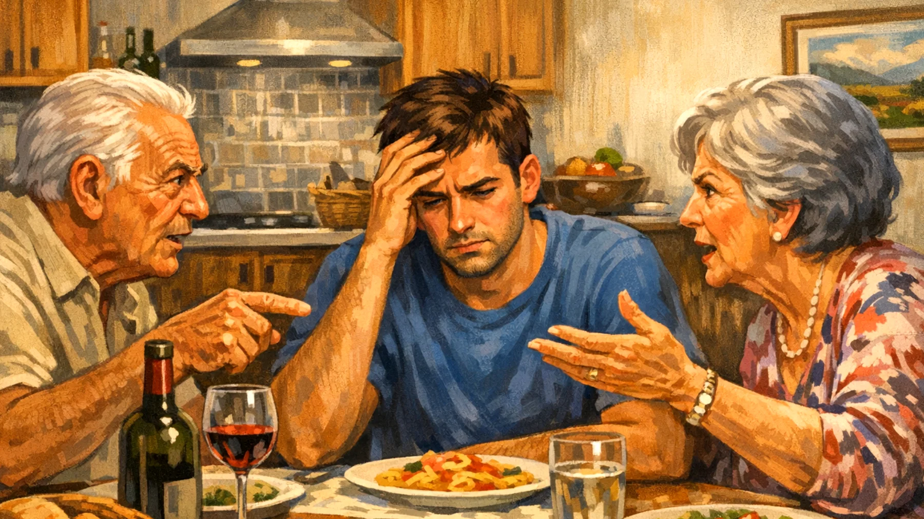 I nonni esercitano pressioni eccessive sui nipoti giovani adulti riguardo alle scelte di vita, carriera e aspettative familiari, creando tensioni e senso di inadeguatezza"