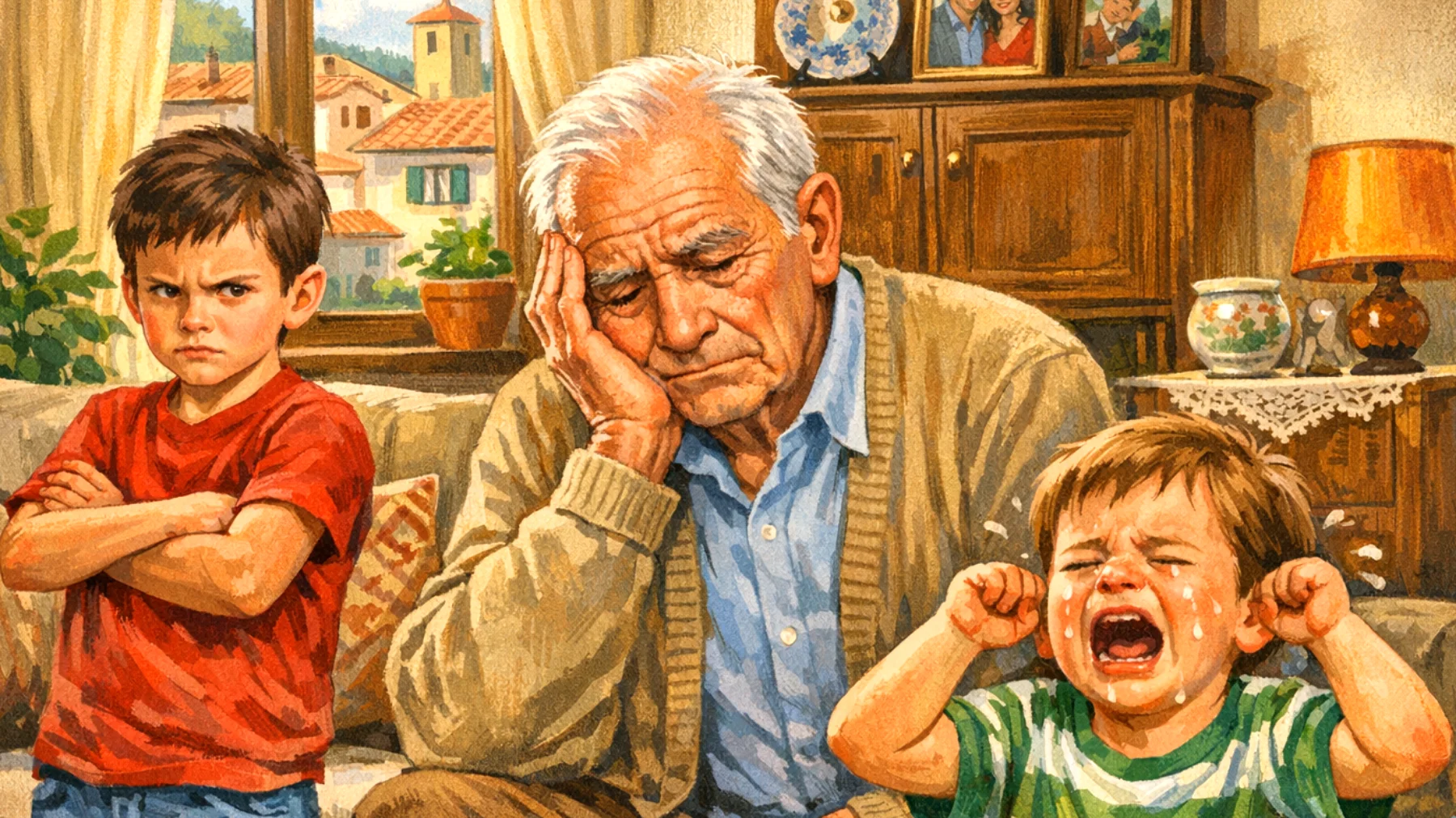 Il nonno fatica a gestire i comportamenti impulsivi e oppositivi dei nipoti bambini, che non ascoltano le sue indicazioni, fanno capricci e reagiscono con rabbia quando vengono ripresi o gli viene chiesto di rispettare le regole"